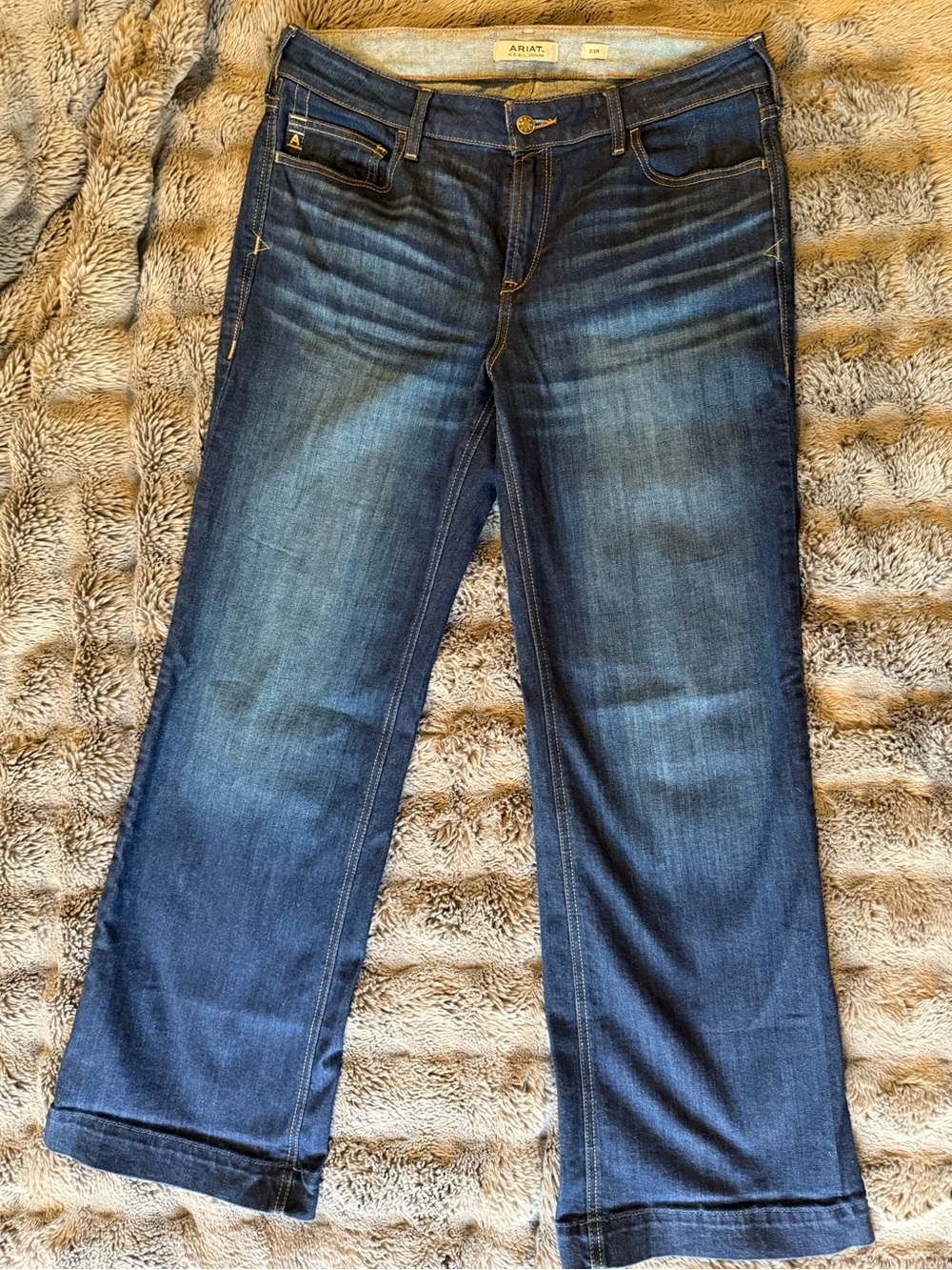 Ariat Women's Dark Indigo Wide Leg Jeans